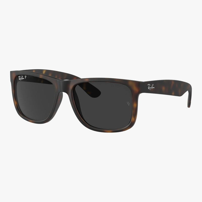 Ray-Ban JUSTIN - 865/87 havana rektangulær solbrille