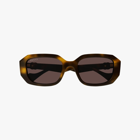 Gucci GG1535S - 002 havana rektangulær solbrille