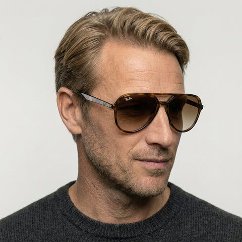 Ray-Ban RB4376 - 710/13 - Havana på model