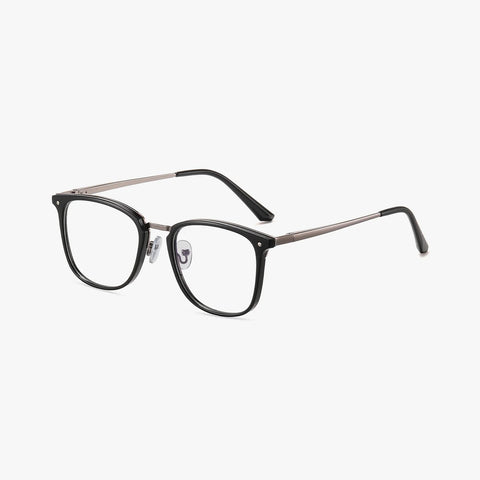 Elowen sort firkantet brille