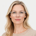Ray-Ban RX5387 - 8181 - Transparent på model