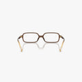 Miu Miu MU 01YV - 23H1O1 transparent brun rektangulær brille