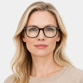 Ray-Ban LEONARD - 2000 sort panto brille på model