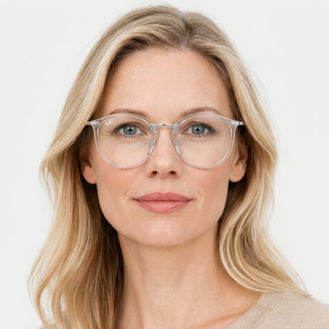 Ray-Ban RX7140 - 2001 - Transparent på model