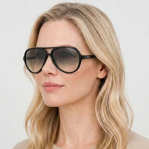 Ray-Ban CATS 5000 - 601/32 - Sort på model