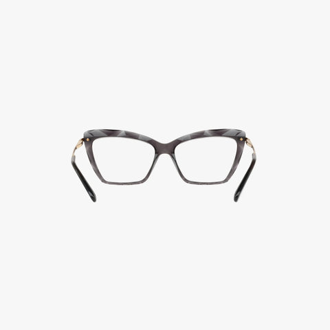 Dolce & Gabbana DG5025 - 504 transparent grå cat-eye brille