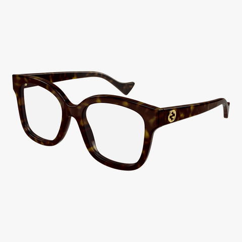 Gucci GG1258O - 005 havana kvadratiske brille
