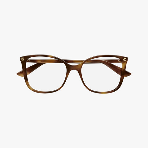 Gucci GG0026O - 002 havana cat-eye brille