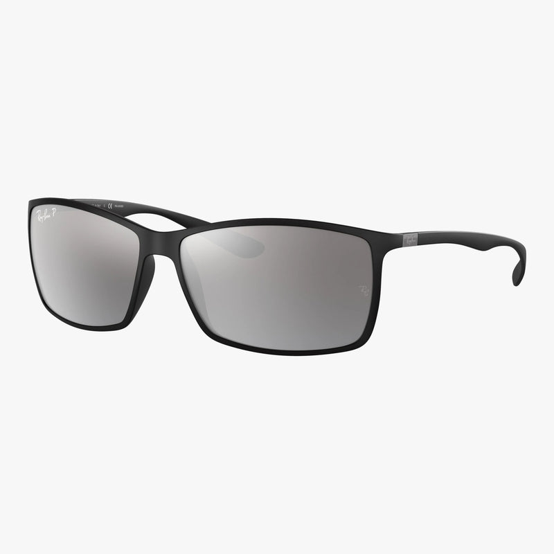 Ray-Ban LITEFORCE - 601S82 sort rektangulær solbrille