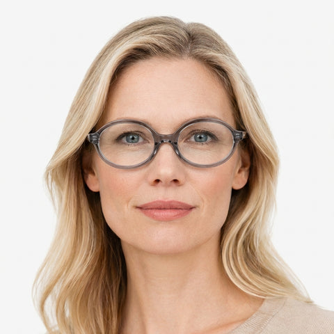 Veyonna - Transparent grå på model