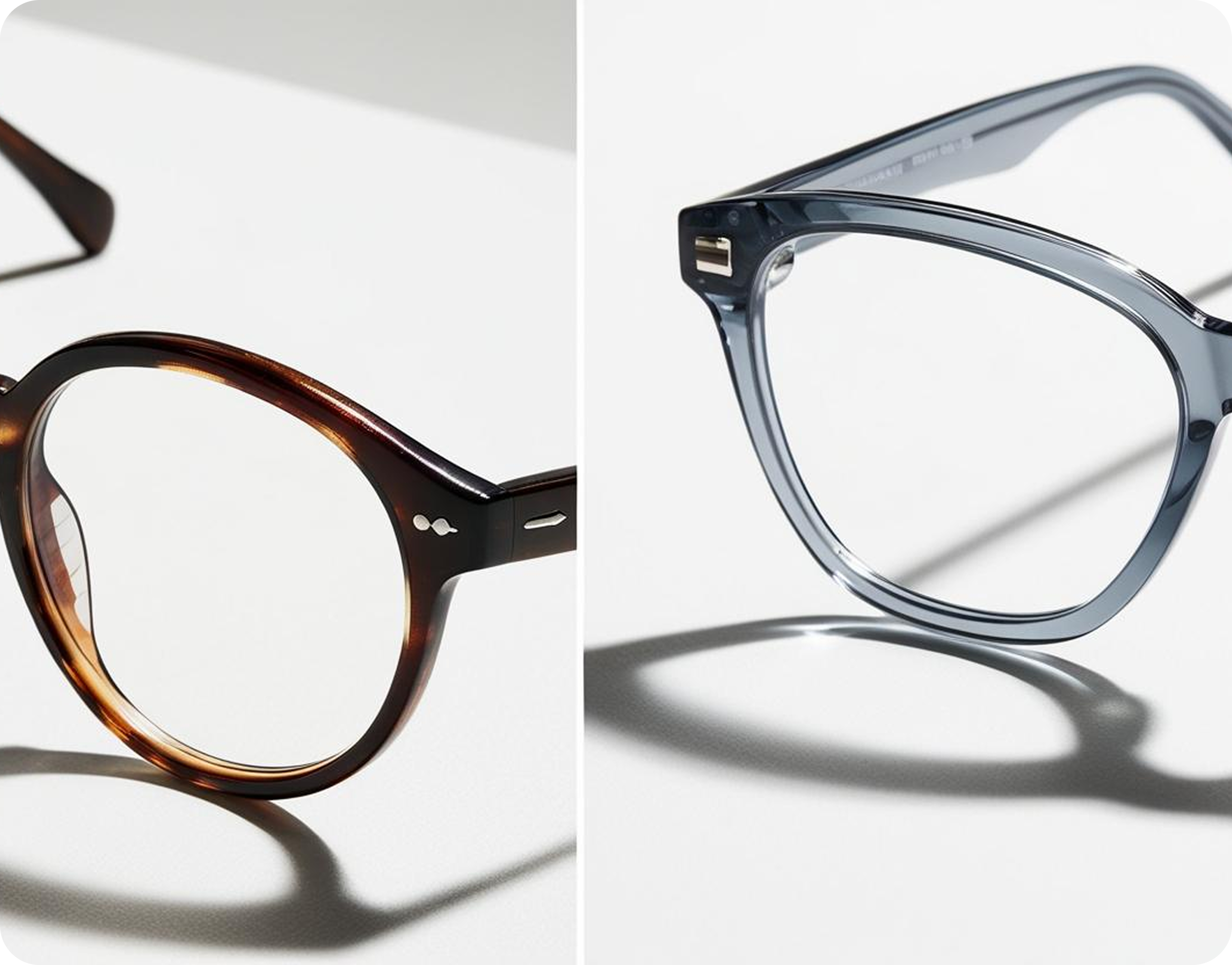 Briller med nye brilleglas