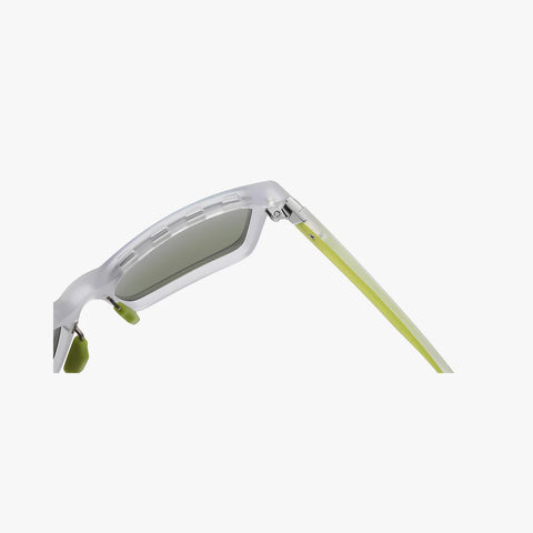 Orvalis transparent firkantet sportsbrille