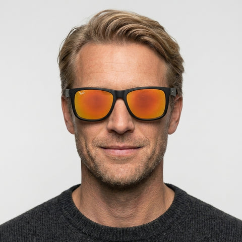 Ray-Ban JUSTIN - 622/6Q - Sort på model