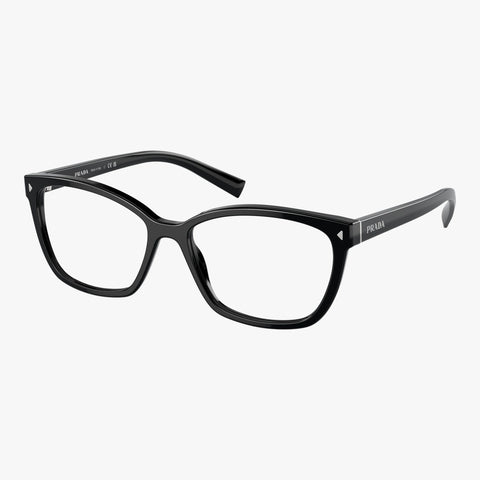 Prada PR 15ZV - 1AB1O1 sort cat-eye brille