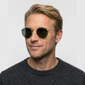 Ray-Ban ROUND METAL - 001 - Guld på model