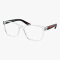 Prada Linea Rossa PS 06PV - 2AZ1O1 - Transparent og sort