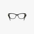 Prada PR 19WV - 1AB1O1 sort med tortoise cat-eye brille