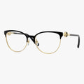 Versace VE1271 - 1433 sort og guld cat-eye brille