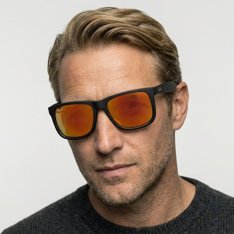 Ray-Ban JUSTIN - 622/6Q - Sort på model