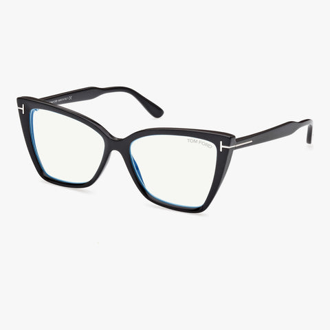 Tom Ford FT5844-B - 001 sort cat-eye brille