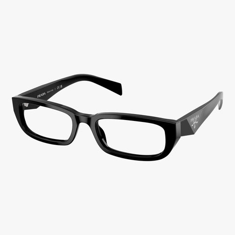 Prada PR B05V - 16K1O1 sort rektangulær brille
