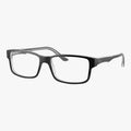 Ray-Ban RX5245 - 2034 sort på transparent rektangulær brille