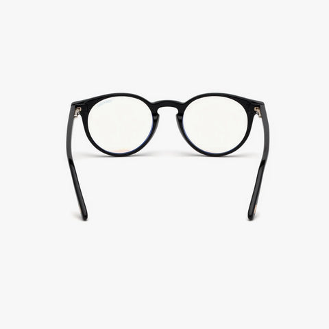 Tom Ford FT5557-B - 001 sort rund brille