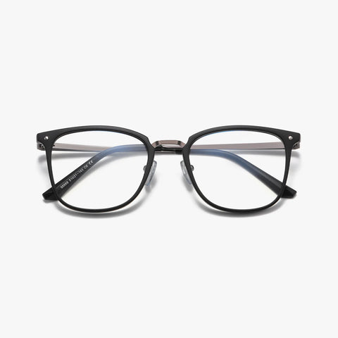 Elowen sort firkantet brille