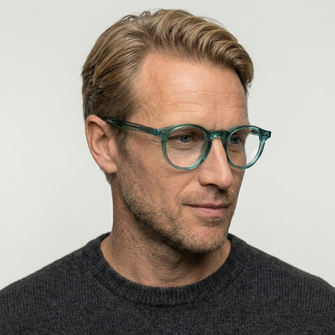 Veyla - Transparent grøn på model