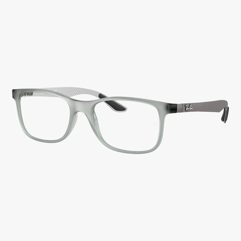 Ray-Ban RX8903 - 5244 transparent grå rektangulær brille