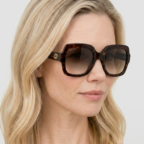 Gucci GG1337S - 003 - Havana på model