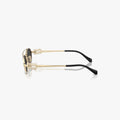 Miu Miu MU 54ZS - ZVN08Z guld oval solbrille