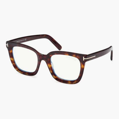 Tom Ford FT5880-B - 052 havana rektangulær brille