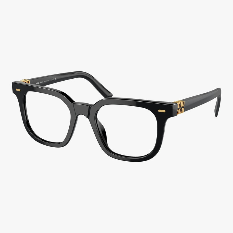 Miu Miu MU 06XV - 16K1O1 sort rektangulær brille