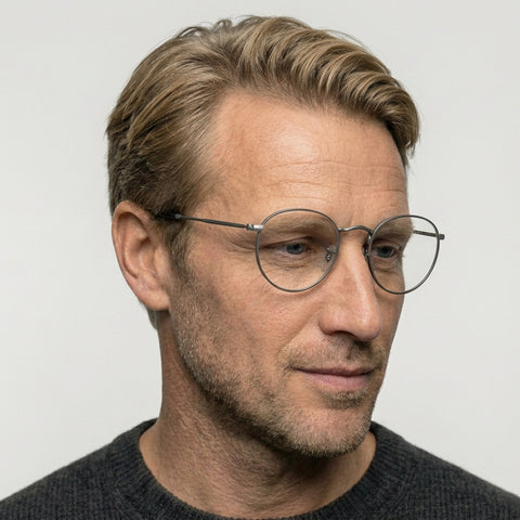 Ray-Ban ROUND METAL - 2620 - Gunmetal på model