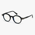 Tom Ford FT5664-B - 001 sort rund brille