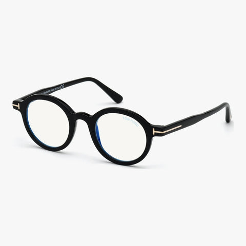 Tom Ford FT5664-B - 001 sort rund brille