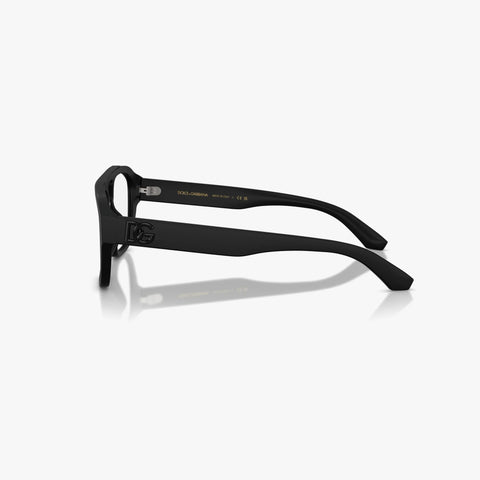 Dolce & Gabbana DG3415 - 2525 mat sort rektangulær brille