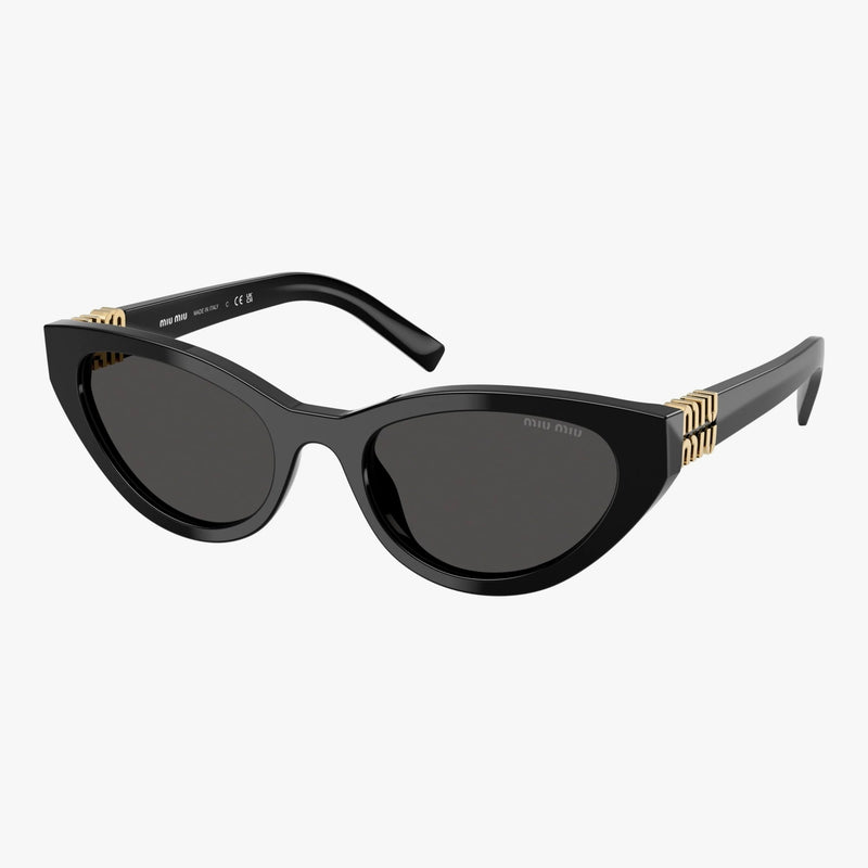 Miu Miu MU A04S - 16K08Z sort cat-eye solbrille