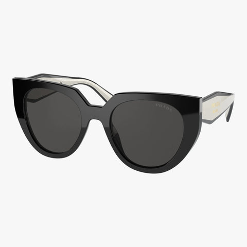 Prada PR 14WS - 09Q5S0 - Sort og hvid