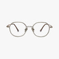 Isolde transparent hvid rund brille