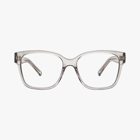 Orové transparent brun firkantet brille