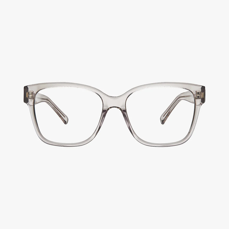 Orové transparent brun firkantet brille
