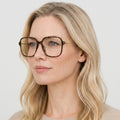 Gucci GG1271O - 002 - Havana på model