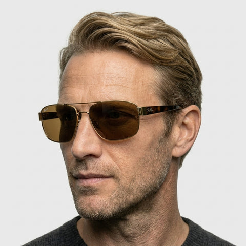Ray-Ban RB3663 - 001/57 - Guld på model