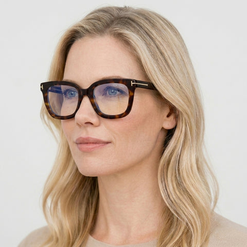 Tom Ford FT5880-B - 052 - Havana på model