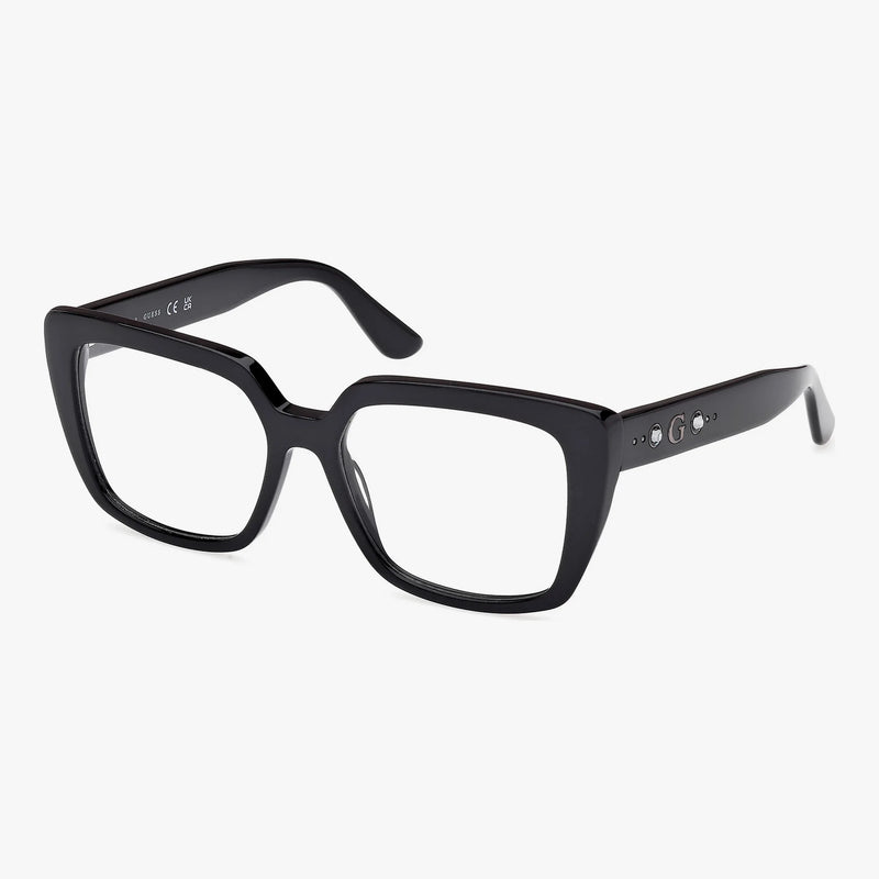 Guess GU50174 - 001 sort kvadratiske brille