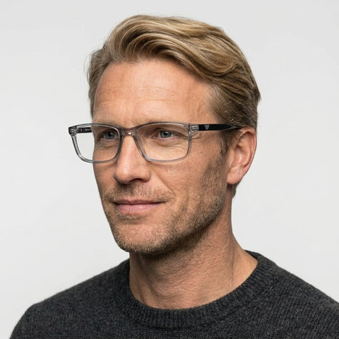 Emporio Armani EA3098 - 5029 - Transparent grå på model