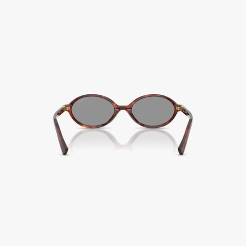 Miu Miu MU 04ZS - 21C40O havana brun oval solbrille