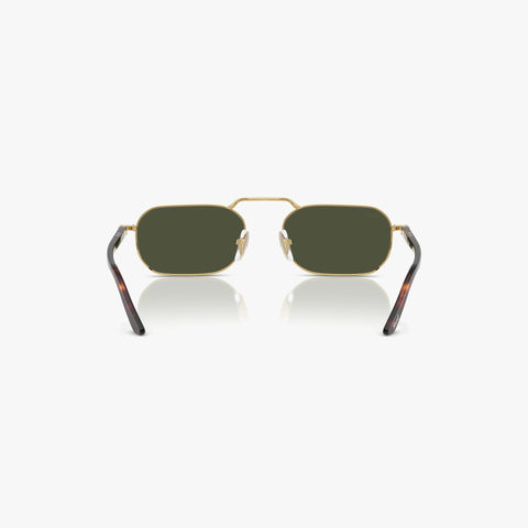 Persol PO1020S - 515/31 guld og tortoise rektangulær solbrille